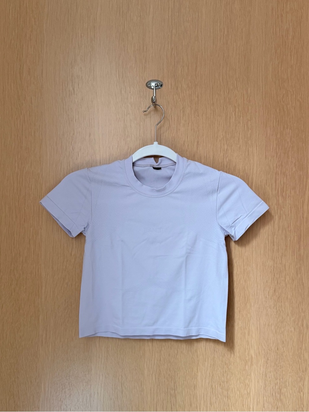 BANDIT WOMEN'S MERCURY SEAMLESS™ CROP TEE - LIGHT THISTLE